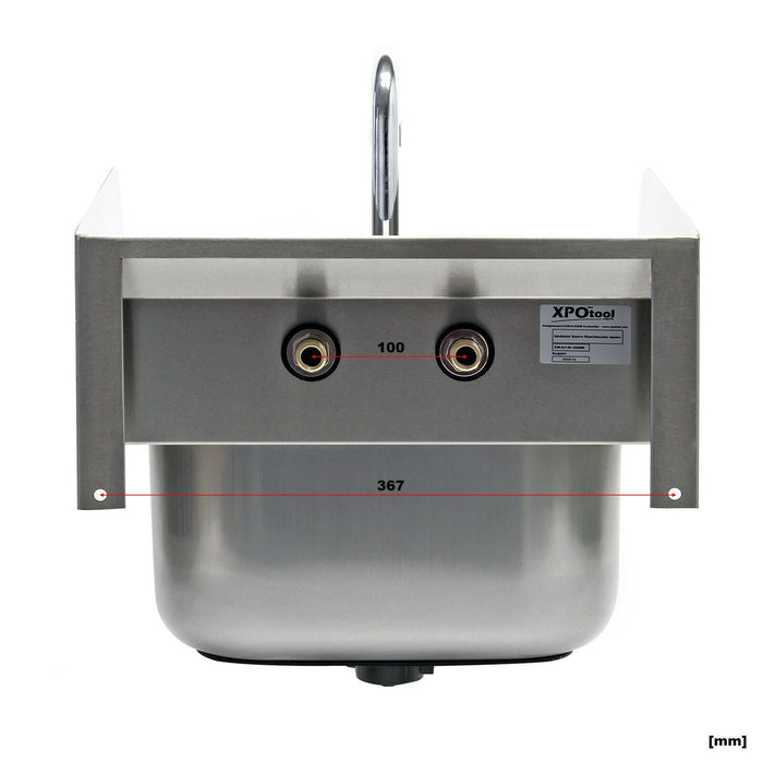 lavello in acciaio fine gastro lavabo quadrato rubinetto lavabo 16_0002396