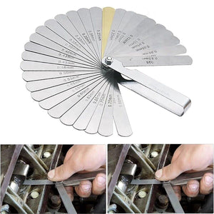 SPESSIMETRO VALVOLE DI PRECISIONE 32 LAME DI SPESSIMETRO IN ACCIAIO DA 0.04-0.88