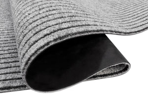 Passatoia Antiscivolo 100x160 Cm Corridoio Marciapiede Interno Esterno Tappeto Ingresso Righe Grigie