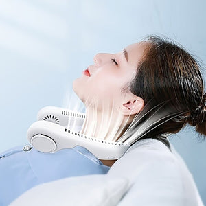 VENTILATORE COLLO SENZA PALE PORTATILE RICARICABILE ARIA USB SPORT AS-01577