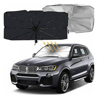 PARASOLE PER AUTO PARABREZZA ANTERIORE PIEGHEVOLE 140X80 CM OMBRELLO PORTATILE