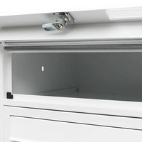 Blocco 6 cassette postali su gambe 6 voci acciaio zincato 69,6 x 38,5 x 27 cm bianco 16_0000046