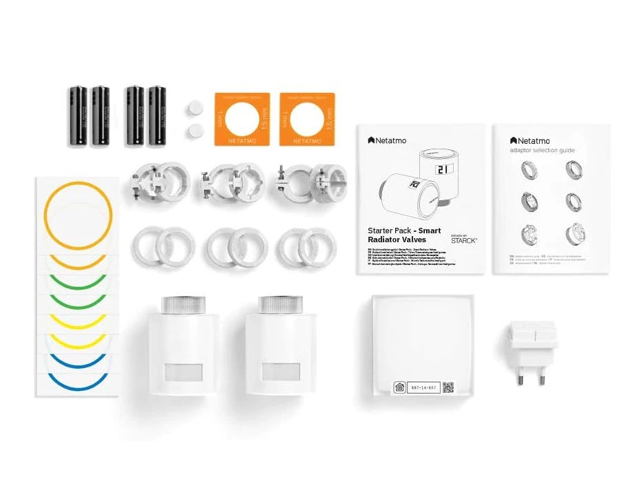 Netatmo Valvole Smart Starter Pack Kit Relé e 2 Valvole Termostatiche - NVP-IT
