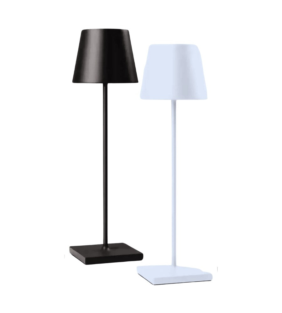 lampada da tavolo ricaricabile k-light nero