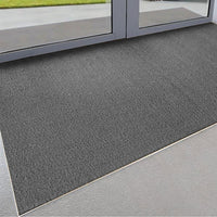 Zerbino Cocco Naturale Colorato Antiscivolo Su Misura Tappeto Ingresso Entrata 50x70 cm Grigio