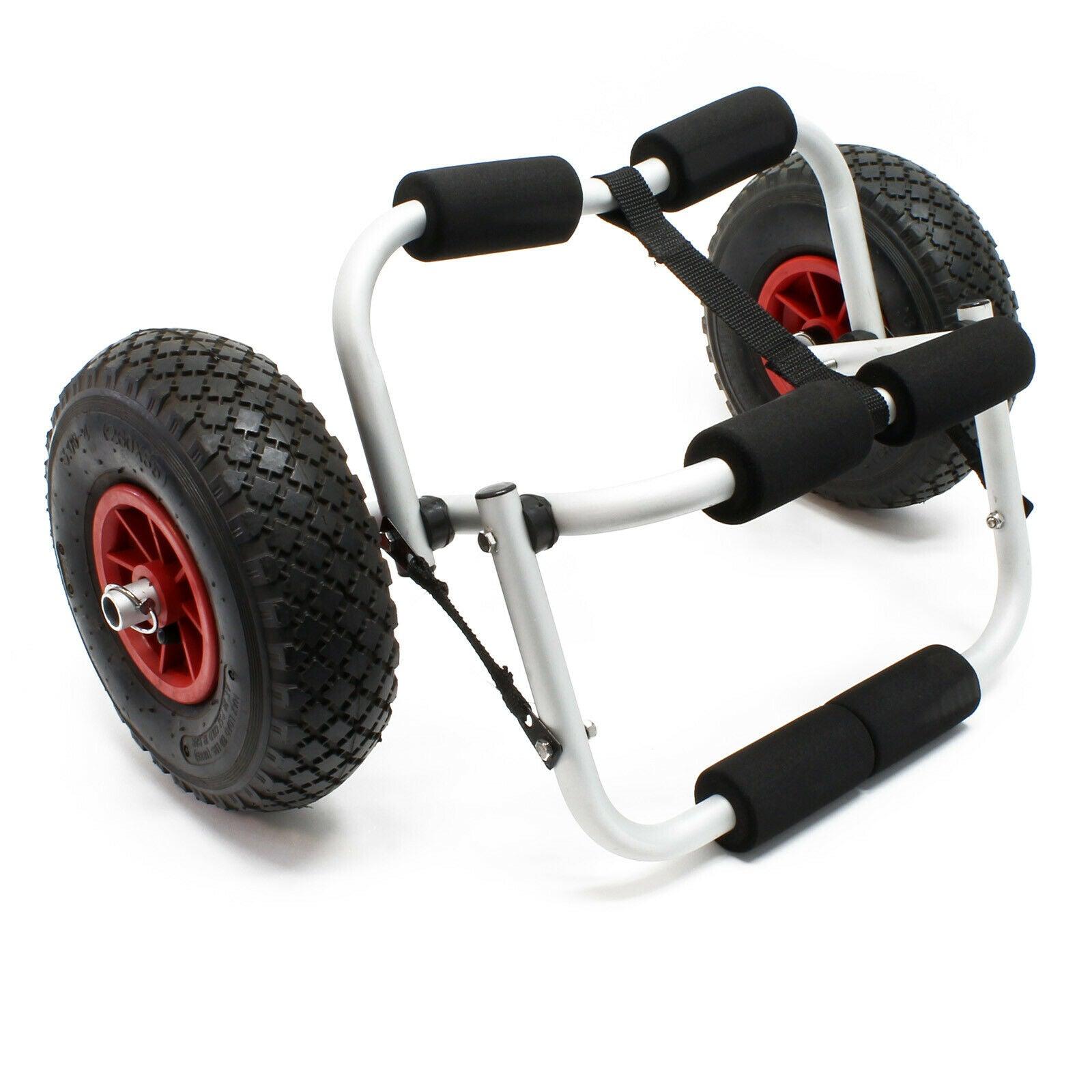 Carrello da trasporto pieghevole in alluminio 45 kg accessori barca canoa kayak surf 16_0002571