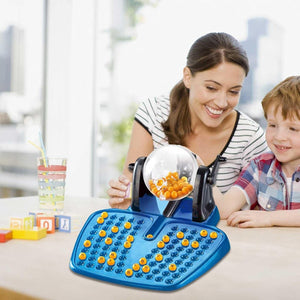 BINGO NATALE GABBIA GIREVOLE GIOCO DA TAVOLO DI SOCIETÀ 48 CARTELLE