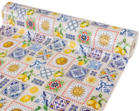 Proteggi Tavolo Morbido Tovaglia 140x50 cm Antiurto Antimacchia Copritavolo Mollettone Fantasia M