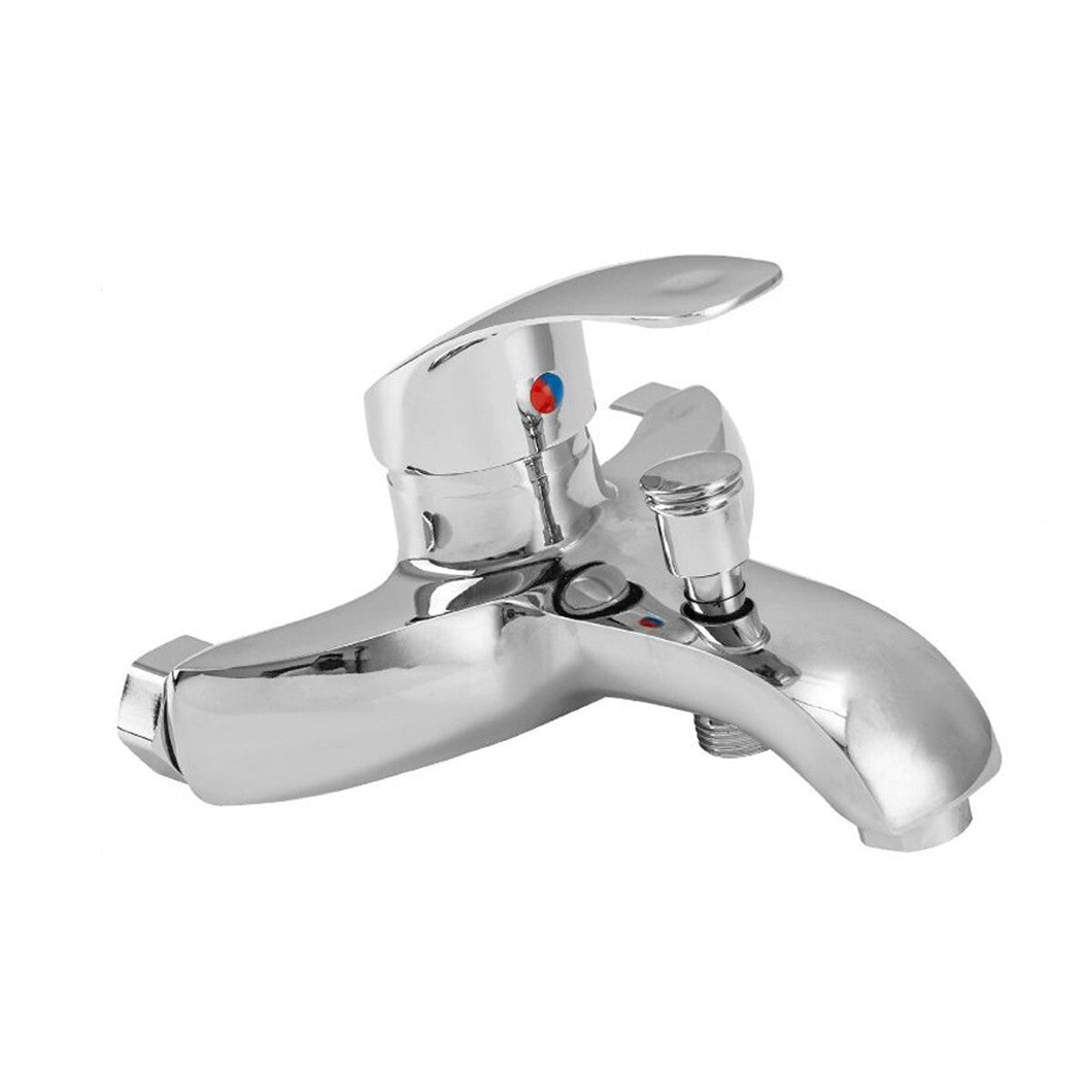 RUBINETTO MISCELATORE CROMATO CASA BAGNO VASCA COMPLETO DI KIT MONTAGGIO JH-8062