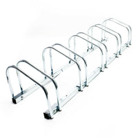 Portabici da pavimento per 5 biciclette cm 130,5 in metallo zincato 16_0001501