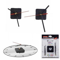 MECCANISMO MOVIMENTO OROLOGIO DA PARETE INGRANAGGIO LANCETTE A SCELTA 8-13MM