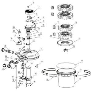 Filtro per stagno a pressione UVC 11 Watt fino a 8000 litri 16_0001964