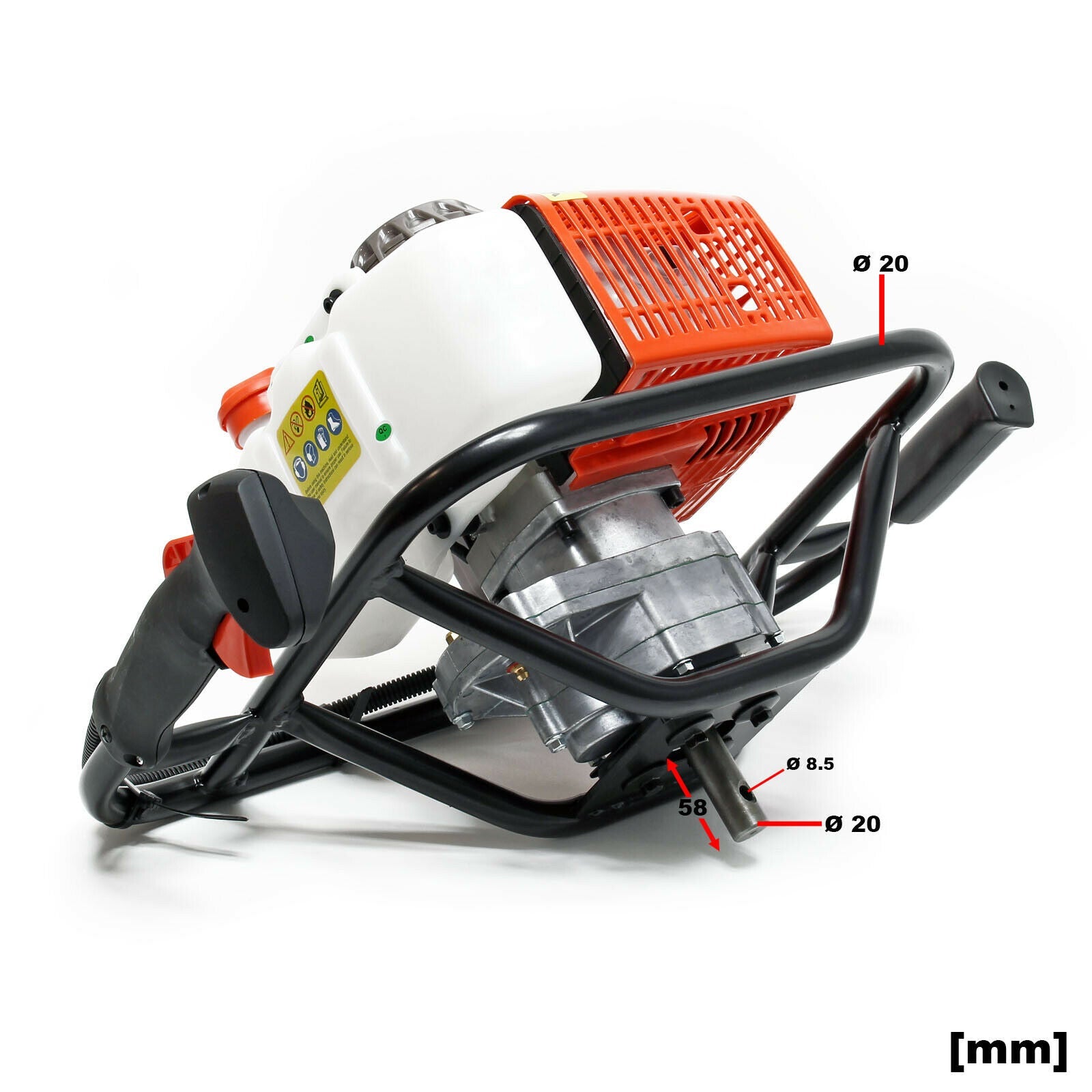 Coclea termica motore 3 hp benzina 2,2 k watt trapano terreno legno materiali perforazione 16_0001561