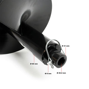 Ricambio coclea 300 m trapano a pavimento giardinaggio 16_0001558