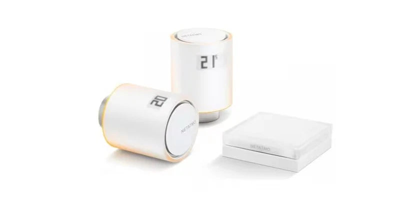 Netatmo Valvole Smart Starter Pack Kit Relé e 2 Valvole Termostatiche - NVP-IT