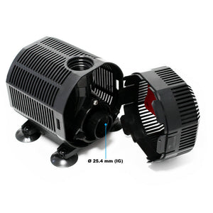 Pompa per laghetto con filtro ecologico 45 watt 2700 litri all'ora 16_0002728