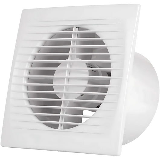 ASPIRATORE DA MURO PER FINESTRA VENTILATORE VENTOLA ASPIRA FUMO ODORI BAGNO 15W