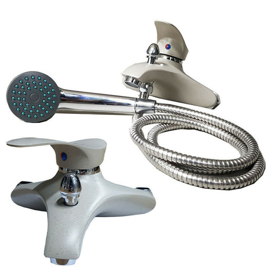 RUBINETTO MISCELATORE BAGNO VASCA SUPPORTO DOCCIA MONTAGGIO SABBIA PIETRA JH8192