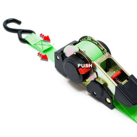 Cinghia di ancoraggio 1,8 m x 25 mm trazione 320 dan pes gancio s cricchetto tenditore 16_0001502