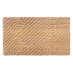 Zerbino Cocco 3D Moderno 40x70 Cm Antiscivolo Tappeto Rettangolare Porta Ingresso Entrata - C