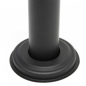 Blocco 4 cassette postali su gambe 4 ingressi acciaio zincato 46,8 x 38,5 x 27 cm nero 16_0000036