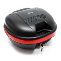 Bauletto 31 litri bauletto per moto scooter quad portapacchi nero opaco portaoggetti 16_0000488