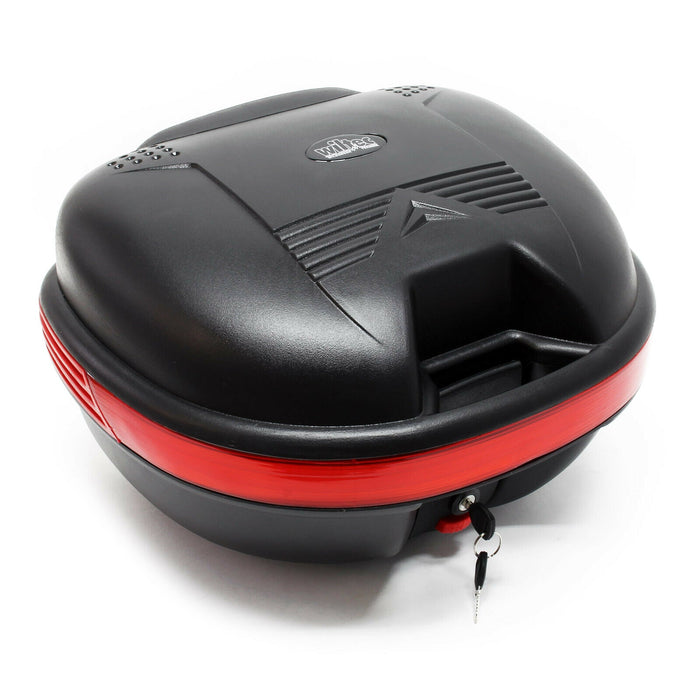 Bauletto 31 litri bauletto per moto scooter quad portapacchi nero opaco portaoggetti 16_0000488