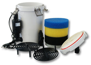 Pompa filtro per acquario biologico da esterno 400 litri all'ora Pompa per materiali trifase 16_0001751