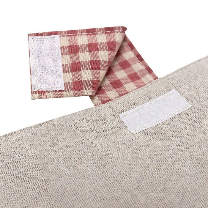 Copriforno Cucina Universale Morbido Cuore Rosso Ricamato Proteggi Forno