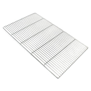 Griglia quadrata in acciaio inox 67 x 40 cm accessorio barbecue 16_0001857