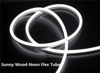 STRISCIA LED 2 MT METRI LUCE FREDDA FLESSIBILE TUBO DECORATIVO NEON IP65 12V