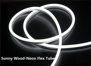 STRISCIA LED 2 MT METRI LUCE FREDDA FLESSIBILE TUBO DECORATIVO NEON IP65 12V