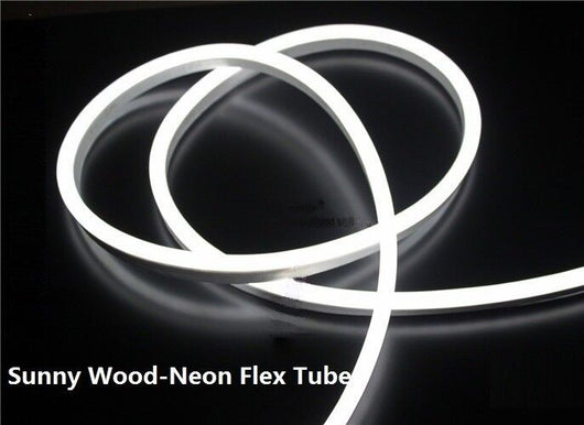 STRISCIA LED 2 MT METRI LUCE FREDDA FLESSIBILE TUBO DECORATIVO NEON IP65 12V