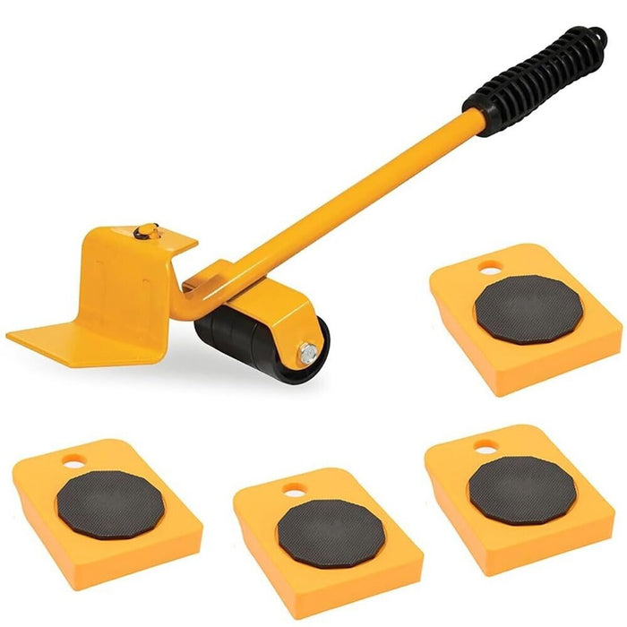 SOLLEVATORE SOLLEVA MOBILI RUOTE 4 PIASTRE 150KG SPOSTARE SOLLEVARE MOBILE CASA