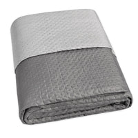 Trapunta Double Face MATRIMONIALE 250x250 cm Coperta Morbida Copriletto Tinta Unita Grigio