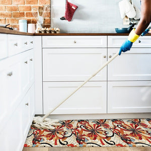 Tappeto Cucina Gomma Pvc 51x270 cm Antimacchia Passatoia Antiscivolo Antisfilo Lavabile Dis_L