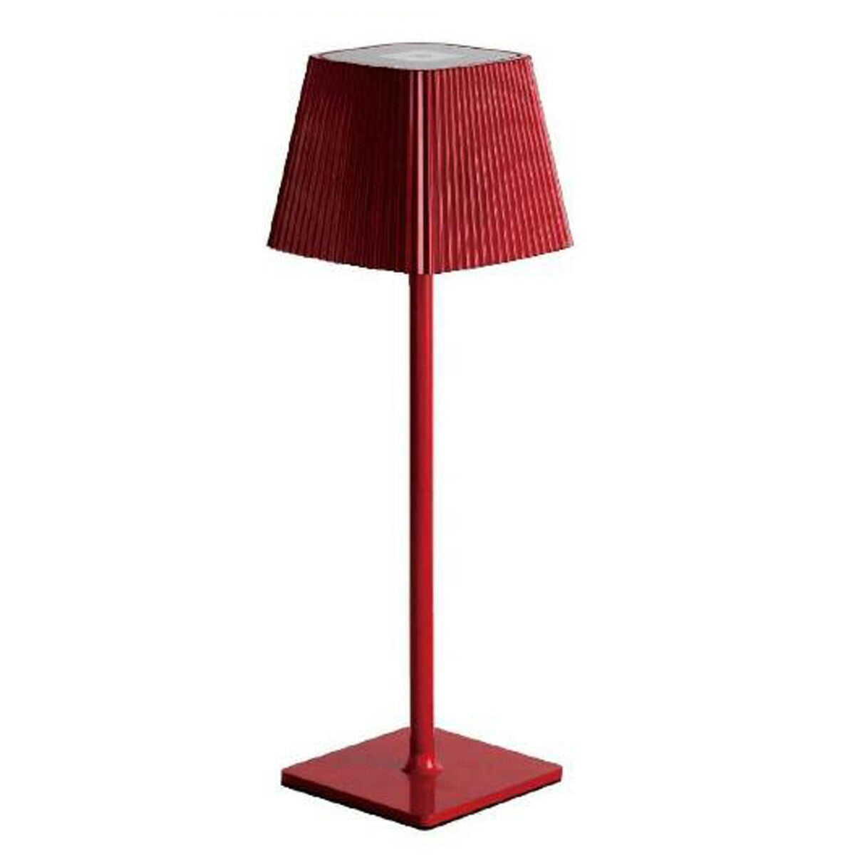 LAMPADA TAVOLO TOUCH LED MODERNA RICARICABILE BAR HOTEL RISTORANTE ROSSO ML-G06