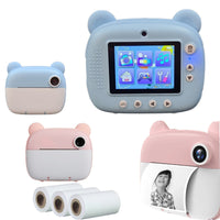 FOTOCAMERA STAMPA ISTANTANEA BAMBINI FOTO TERMICA MACCHINA FOTOGRAFICA DIGITALE