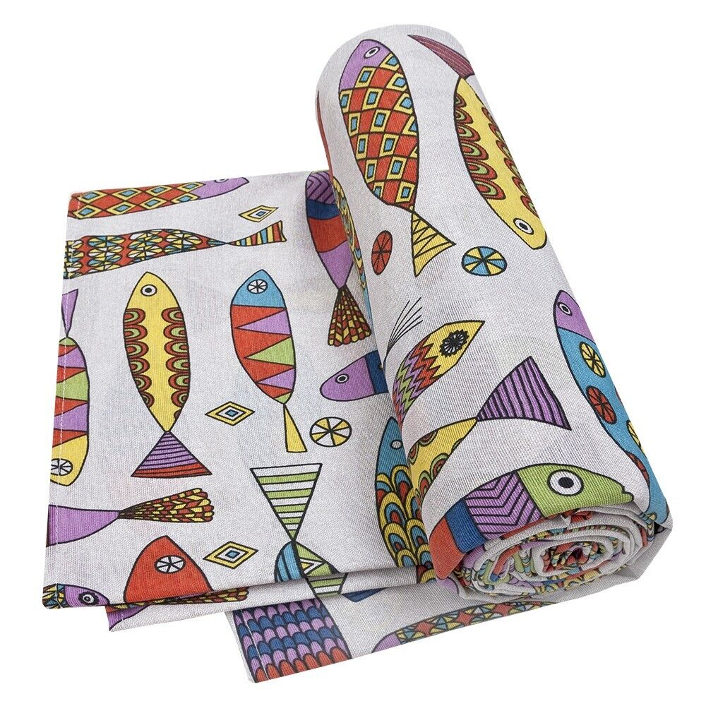 Telo Arredo Moderno Colorato Multiuso Copridivano Cotone Copriletto Coperta Picnic - 260X280 Cm