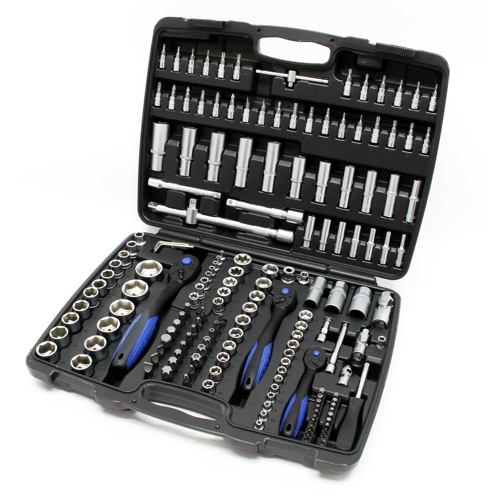 Set di chiavi a bussola da 172 pezzi Set di attrezzi Adattatore per presa a cricchetto reversibile 16_0002279