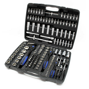 Set di chiavi a bussola da 172 pezzi Set di attrezzi Adattatore per presa a cricchetto reversibile 16_0002279