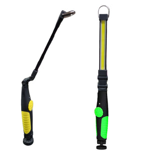 LAMPADA TORCIA LAVORO CALAMITA PORTATILE RICARICABILE REGOLABILE LED COB TEB0204