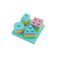 GIOCO EDUCATIVO MONTESSORI IN LEGNO CON FORME GEOMETRICHE COLORI BAMBINI 53561