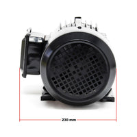 Motore asincrono trifase rotore in rame 2 poli 2,2k watt 400v ip44 elettrico 16_0002443