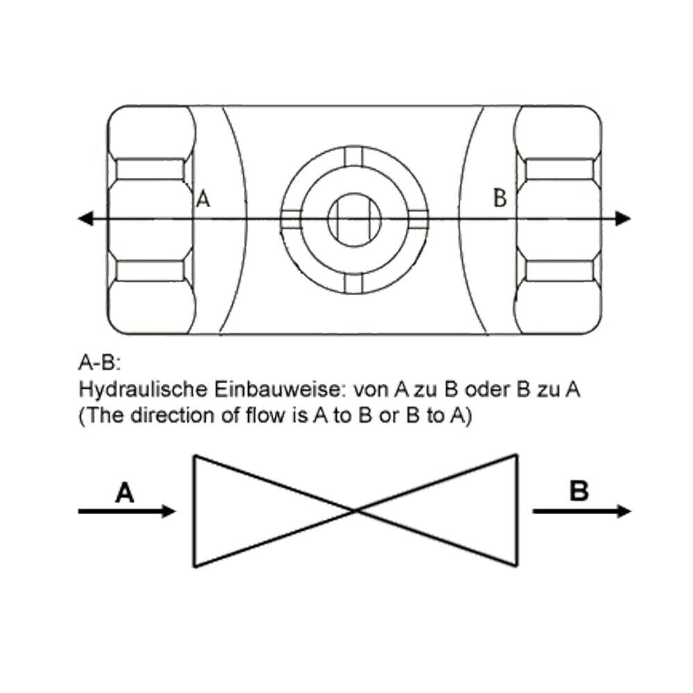 Valvola motorizzata 2 vie elettrovalvola motorizzata zona DN25 33,7mm (1