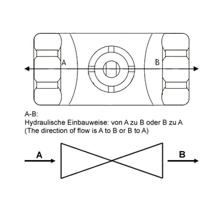 Valvola motorizzata 2 vie elettrovalvola motorizzata zona DN25 33,7mm (1