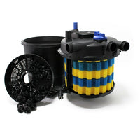 Kit set laghetto 40000 litri Pompa UVC 36 watt Tubo 10000 l/h Kit filtraggio 10 mt 16_0001935