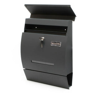 Cassetta postale dal design moderno porta giornali da parete antracite 16_0000062