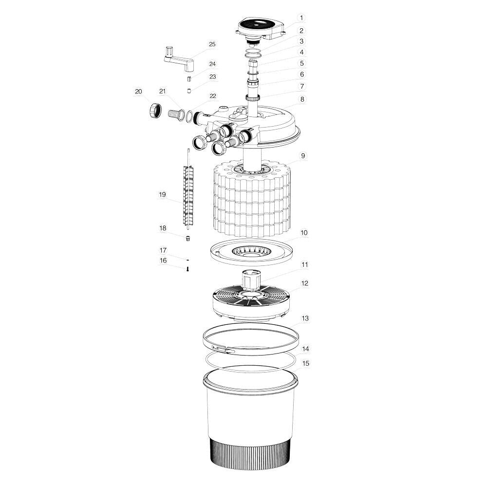 Filtro per stagno a pressione UVC 36 Watt fino a 40.000 litri 16_0001931