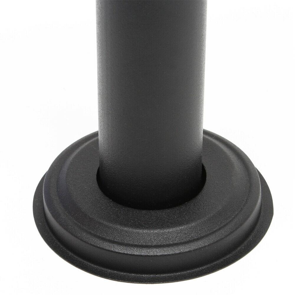 Blocco 6 cassette delle lettere su gambe 6 ingressi acciaio zincato 69,6 x 38,5 x 27 cm nero 16_0000047